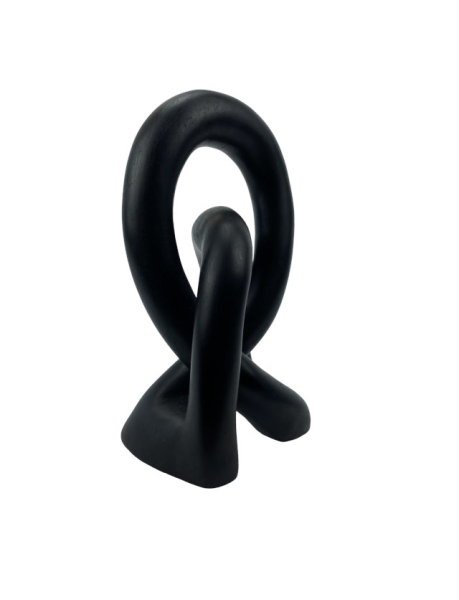 Ebenholzskulptur "Knoten" aus Tansania